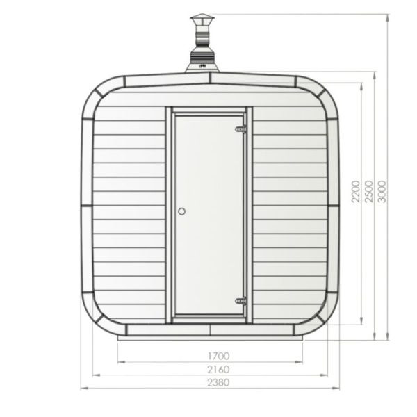 Drevena ctvercova sauna 22m 1 768x768