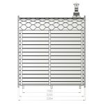 Drevena ctvercova sauna 22m 2 768x768