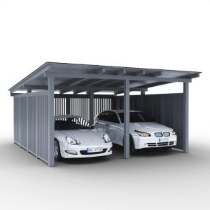 Garážové stání pro dvě auta