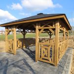 Dreveny altan ctyrstranny c4