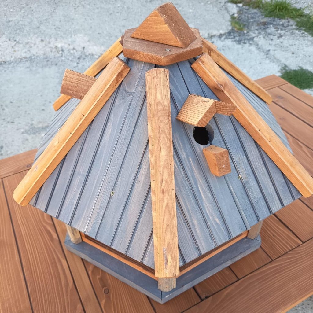 Dřevěné krmítko pro ptáky - GAZEBO 50 cm - Výprodej