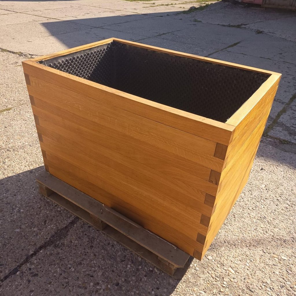 Vyvýšený záhon DUB 126x80x80 - VÝPRODEJ