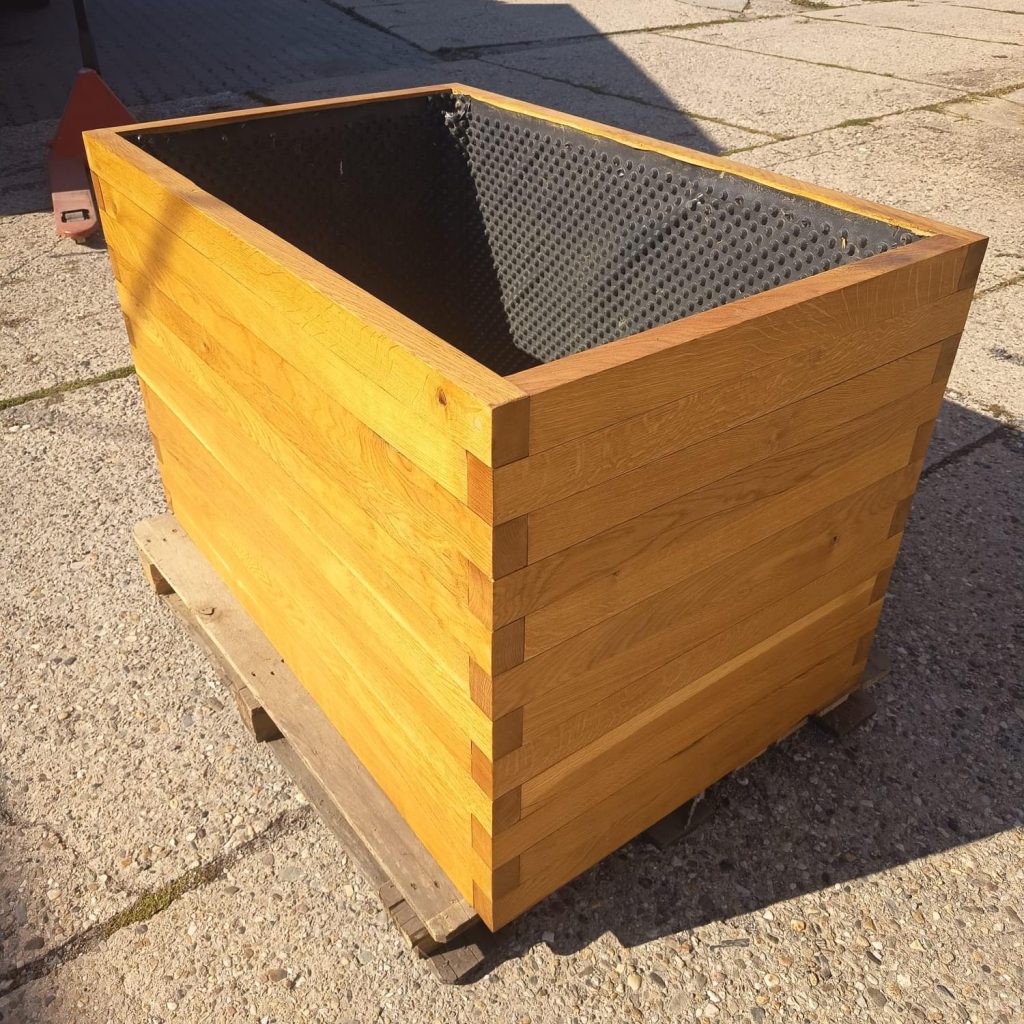 Vyvýšený záhon DUB 126x80x80 - VÝPRODEJ