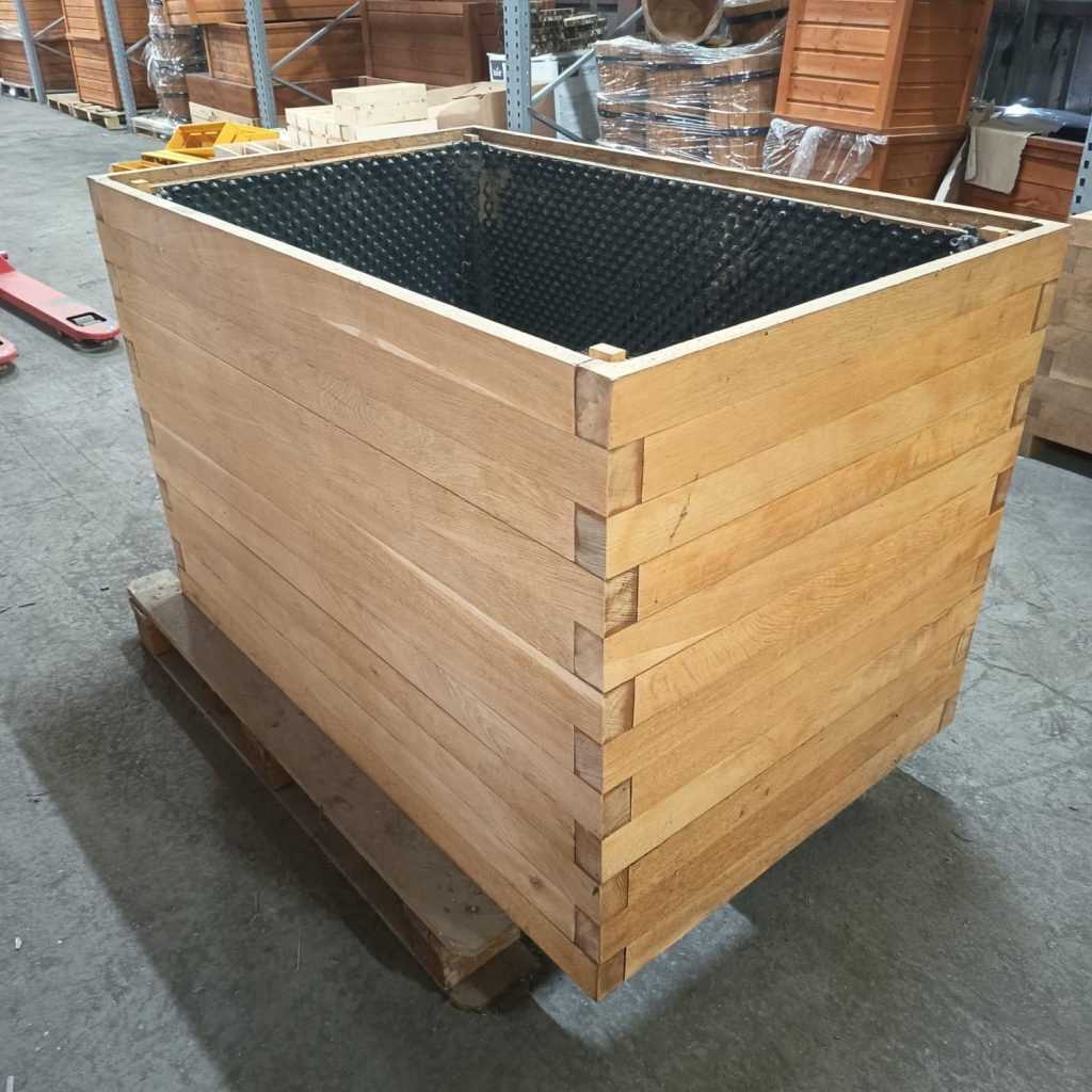 Vyvýšený záhon DUB 126x80x80 - VÝPRODEJ