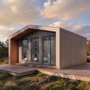 Zateplený hybridní dům ECO - 6,2 x 4,7 m