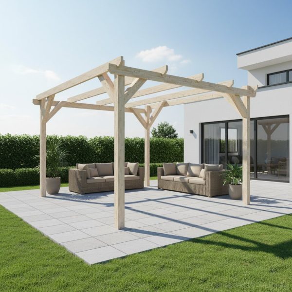 Pergola KONCEPT do prostoru 3 m x 3 m 1