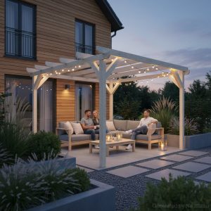 Pergola KONCEPT do prostoru 4 m x 4m - 3