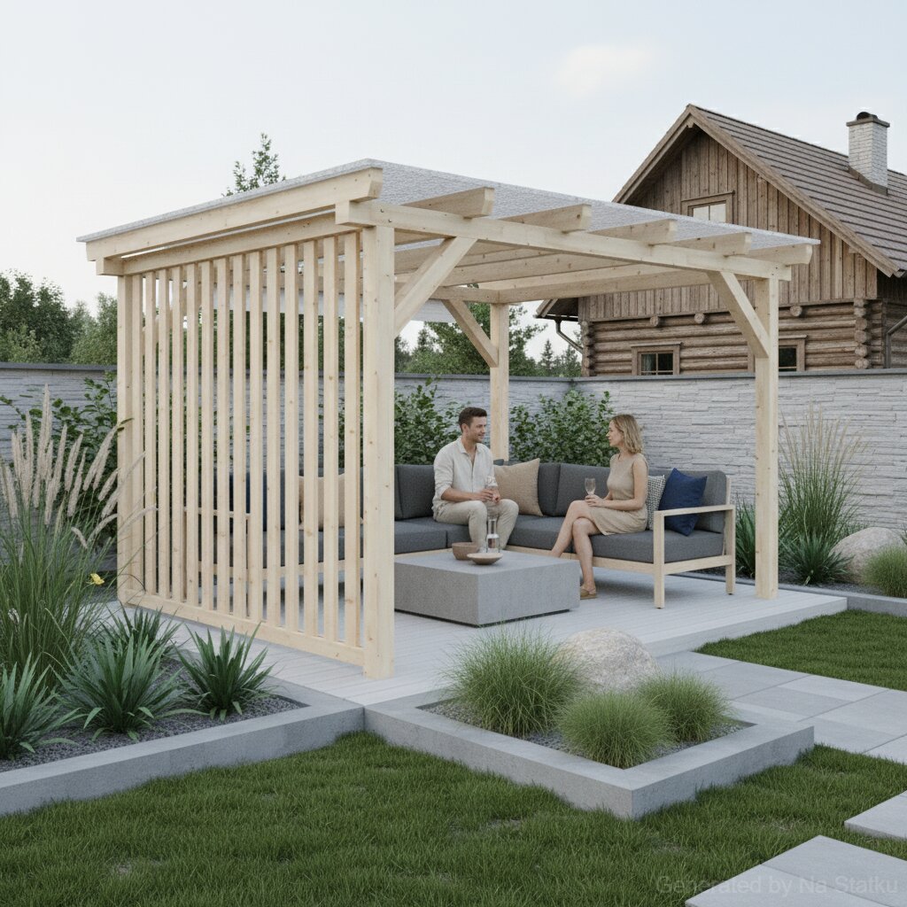 pergola profi do prostoru 3 x 3 - 1
