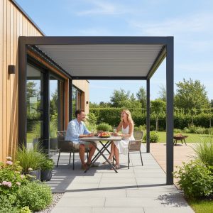 Bioklimatická pergola Skyline 3 m x 2 m - 1