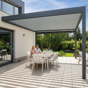 Bioklimatická pergola Skyline 6 m x 3,8 - 1
