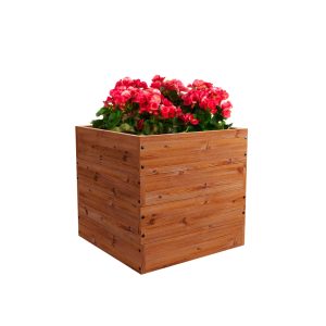 Květináč MODŘÍN CLASSIC - teak - VÝPRODEJ