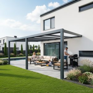 Polykarbonátová pergola ESPACE 5 m x 3 m 1