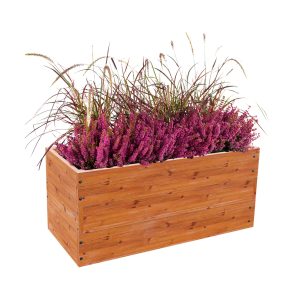 Květináč MODŘÍN CLASSIC tatran 90x42x40 cm - kaštan - VÝPRODEJ