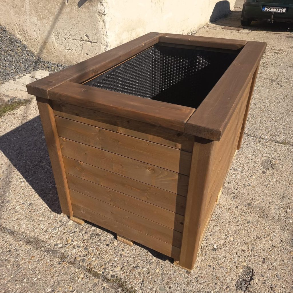 Vyvýšený záhon MAMUT 125x84x80 palisandr - VÝPRODEJ