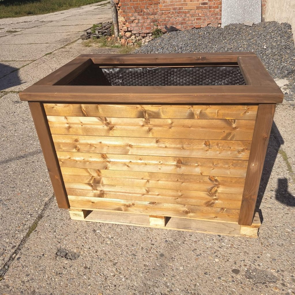 Vyvýšený záhon MAMUT 125x84x80 palisandr - VÝPRODEJ