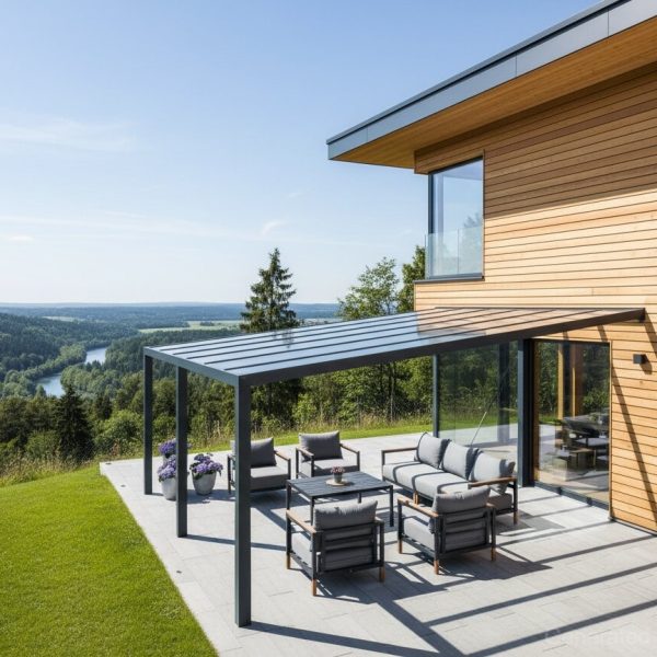 Zasklená Pergola ESPACE GLASS 7 m x 3,5 m 1