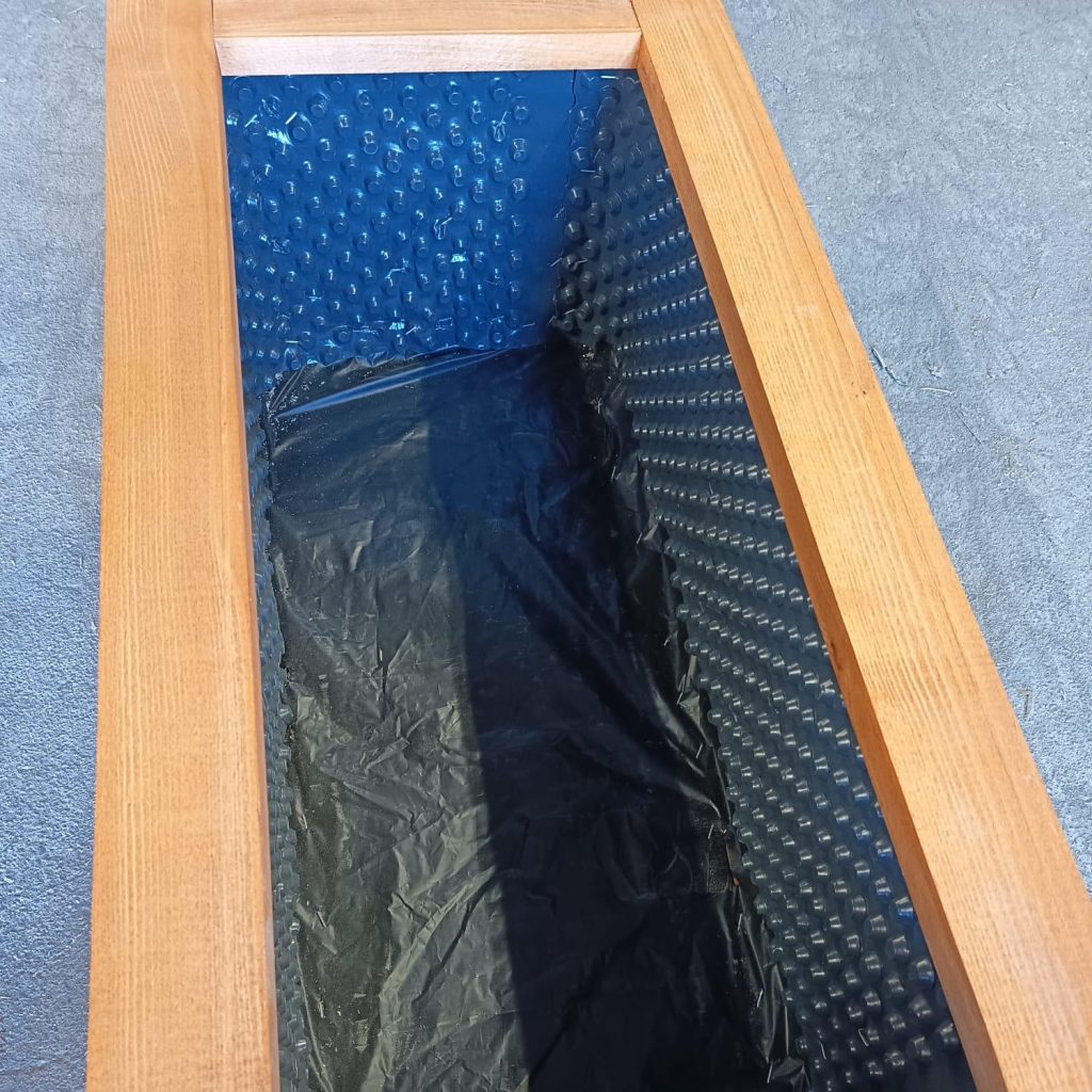 Dřevěný květináč truhlík TATRAN KOMBI - barva kaštan - 89x42x40 - VÝPRODEJ