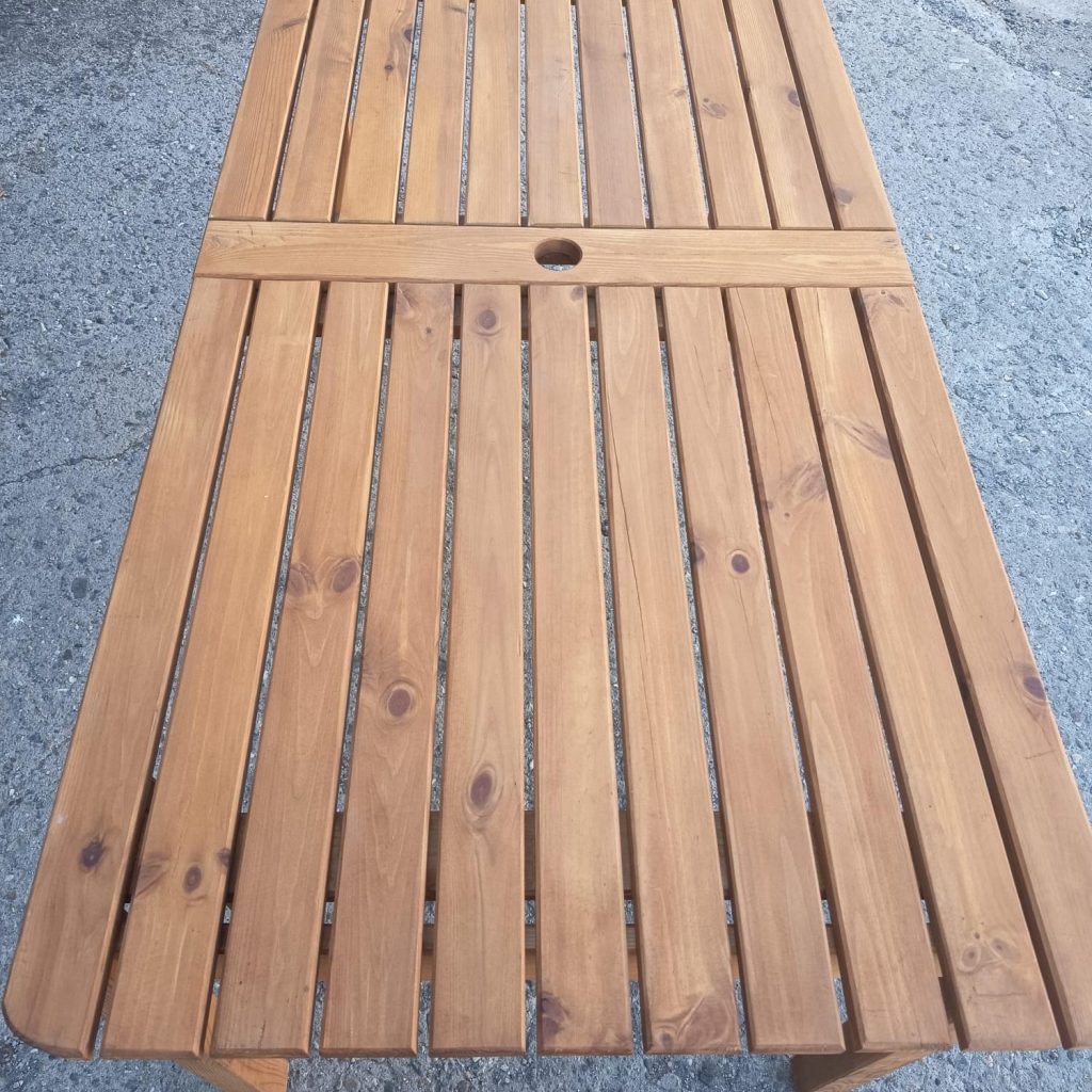 Zahradní stůl Radost - délka 150 cm - kaštan - VÝPRODEJ