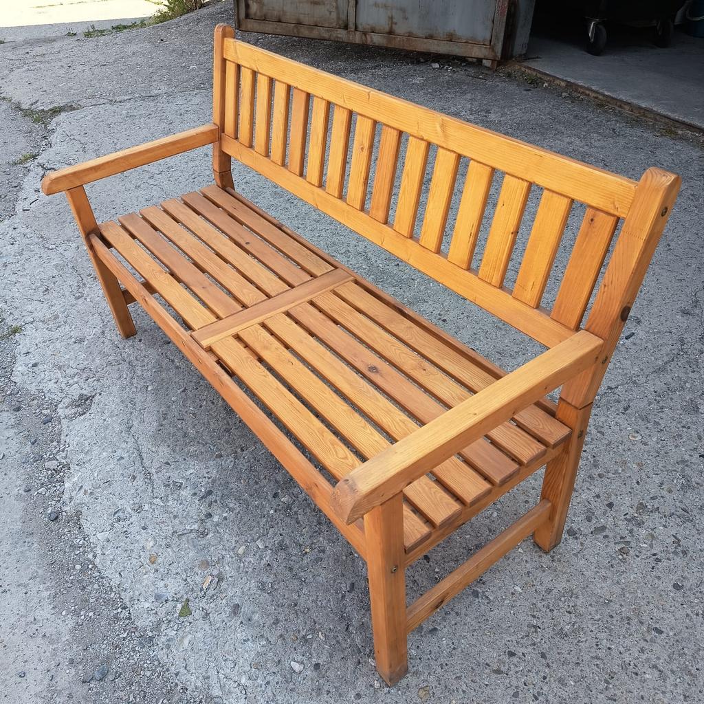 Zahradní lavice RADOST 150 cm - kaštan - VÝPRODEJ