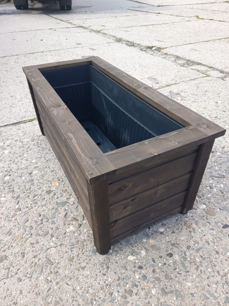 Dřevěný květináč  TATRAN KOMBI - palisandr - 89x43x40cm - VÝPRODEJ