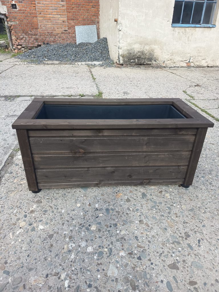 Dřevěný květináč  TATRAN KOMBI - palisandr - 89x43x40cm - VÝPRODEJ