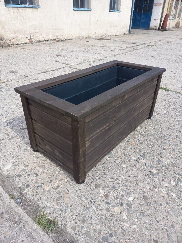 Dřevěný květináč  TATRAN KOMBI - palisandr - 89x43x40cm - VÝPRODEJ