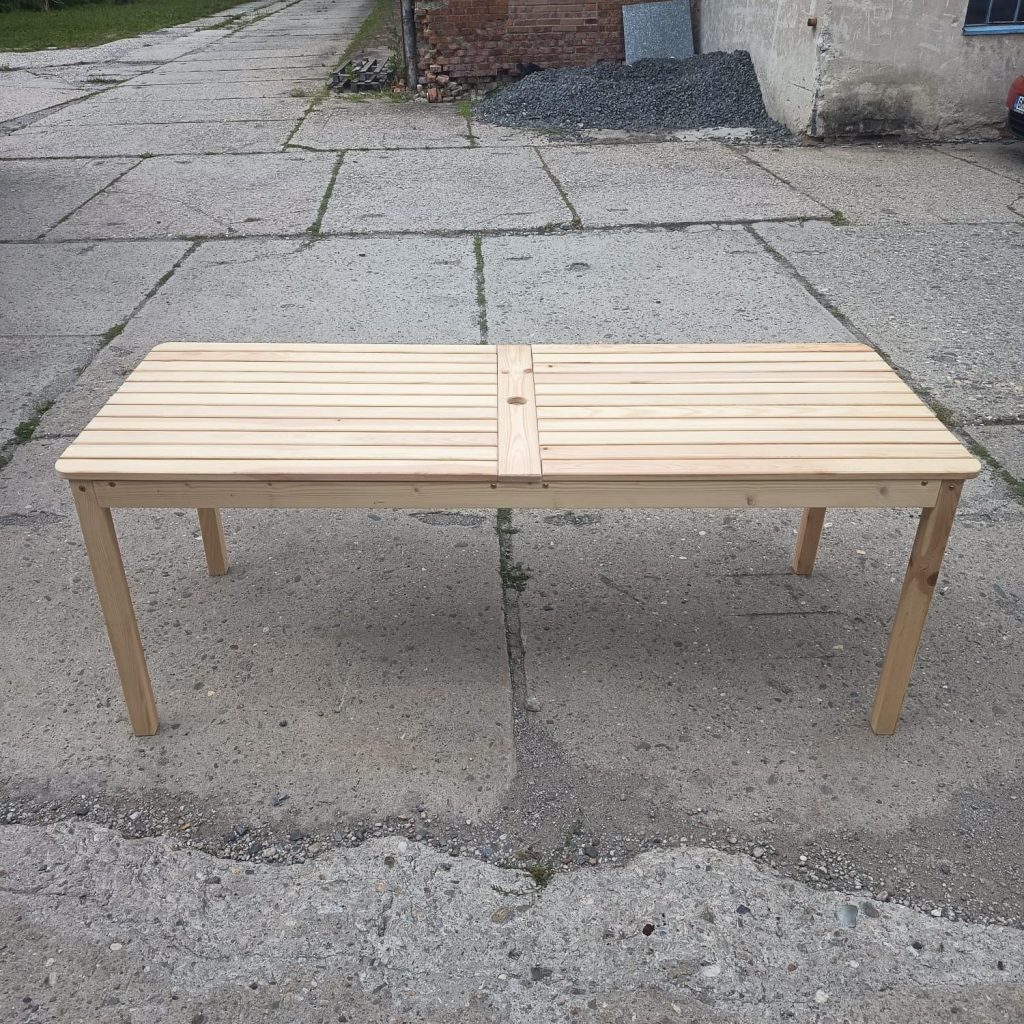 Zahradní stůl Radost - délka 190 cm - přírodní - VÝPRODEJ
