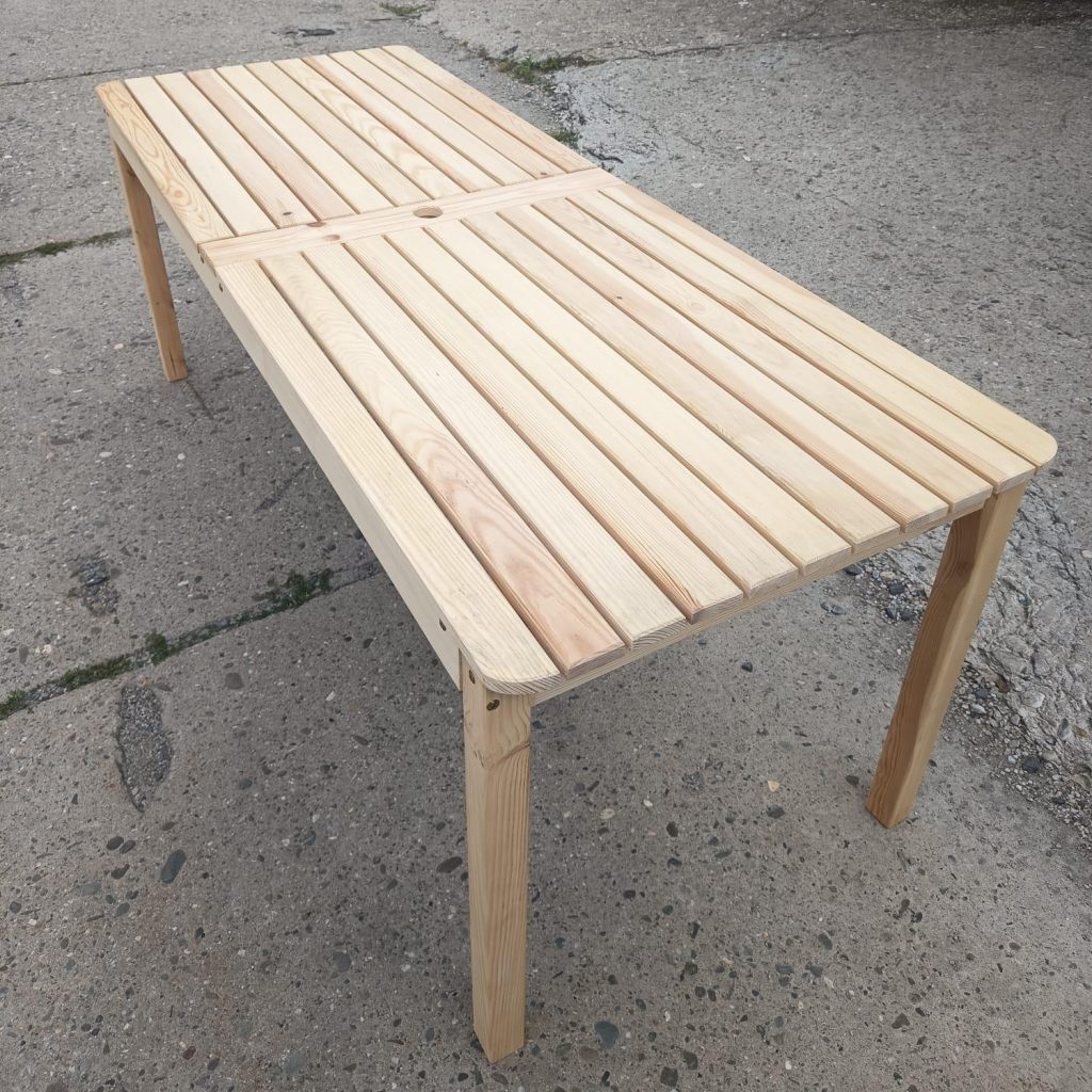 Zahradní stůl Radost - délka 190 cm - přírodní - VÝPRODEJ