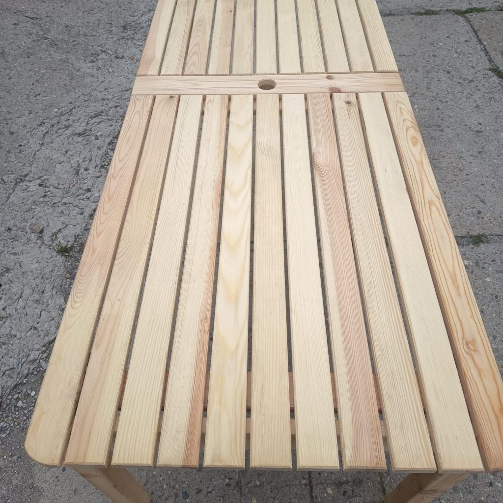 Zahradní stůl Radost - délka 190 cm - přírodní - VÝPRODEJ