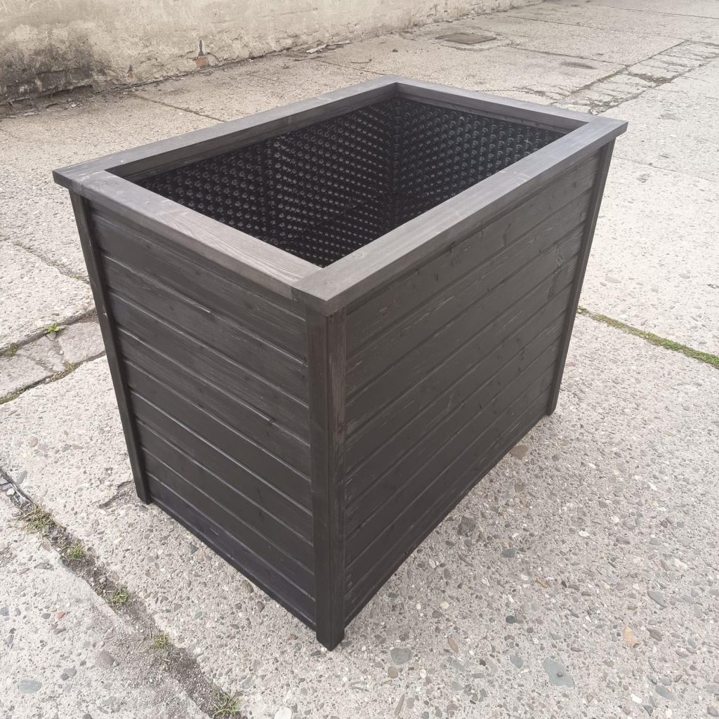 Vyvýšený záhon KOMBI 103x69x87 cm - antracit - VÝPRODEJ