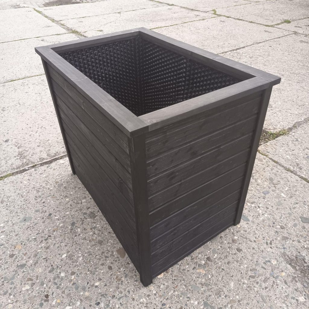 Vyvýšený záhon KOMBI 103x69x87 cm - antracit - VÝPRODEJ
