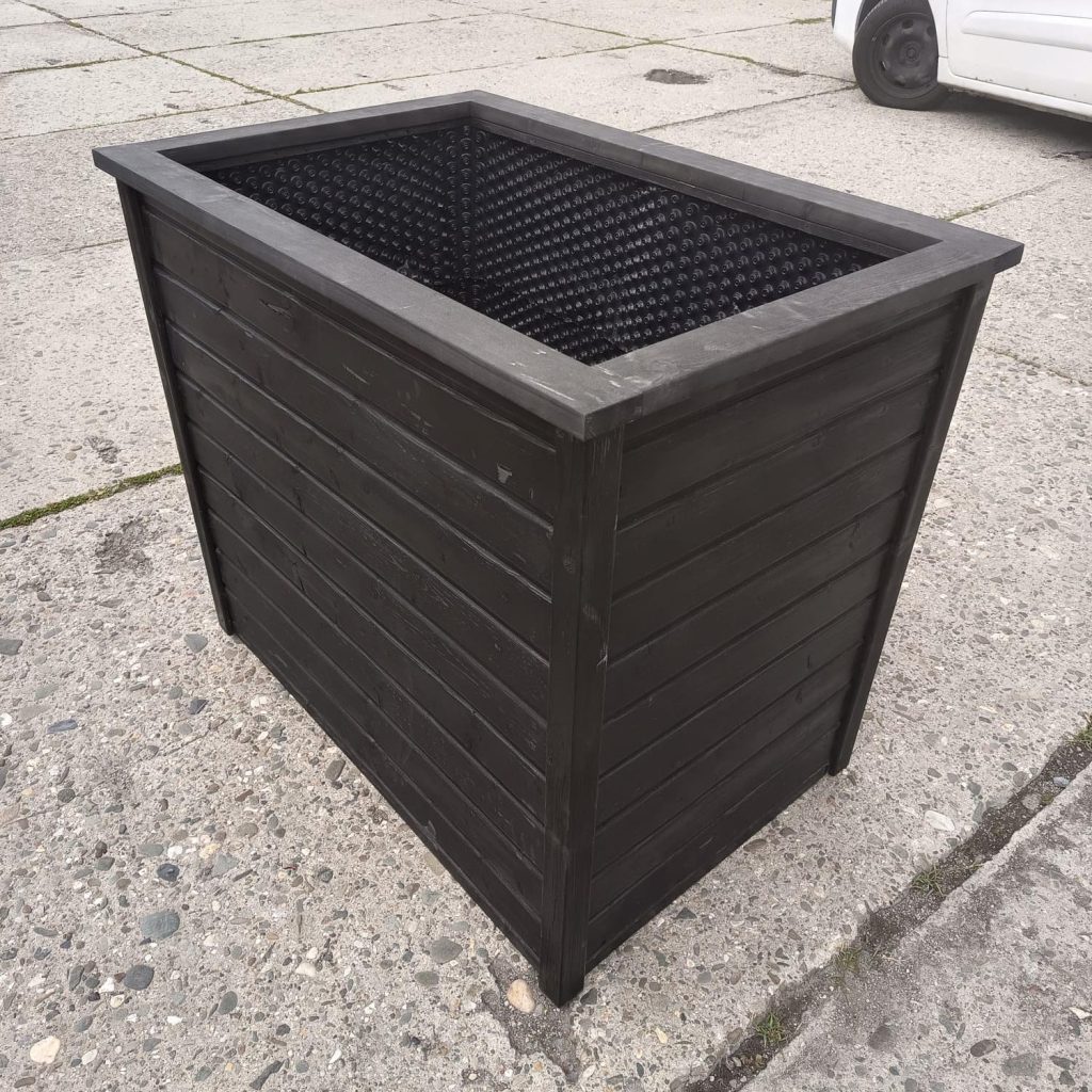 Vyvýšený záhon KOMBI 103x69x87 cm - antracit - VÝPRODEJ